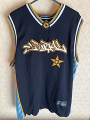 【USED】VINTAGE TRIBAL トライバルストリートウェア　90年代　バスケットタンクトップ　バスケトップス　ショーツ　アメリカン