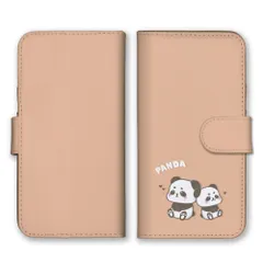 iPhone14ProMax ケース 手帳型 アイフォン14 プロマックス スマホケース 携帯ケース パンダ ぱんだ キャラクター イラスト 動物 かわいい シンプル パステルカラー ピンク ブルー カラー02