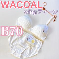 WACOAL《wingティーン》ジュニアブラ＆ショーツ【B70/M】3,410円