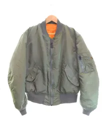 アルファ インダストリーズ ALPHA INDUSTRIES 90s MA-1 フライトジャケット Made in USA 90's USA製 MIL-J-82790J ジャケット カーキ Lサイズ 103MT-2553