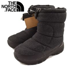 【25cm・新品】ノースフェイス トレッキングブーツ Nuptse Bootie WP VI ヌプシ ブーティ ウォータープルーフ VI（ユニセックス）NF51873 グレー
