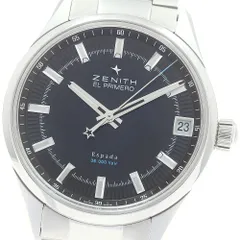 自動巻き 腕時計 ブラック ステンレス　ZENITH表記有り 楽天市場】メンズ腕時計（ブランドゼニス）（腕時計）の通販