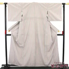 新品 証紙付き 紅花染 仕付け糸付き トールサイズ 置賜紬 着物 A1770” 新品 証紙付き 紅花染 仕付け糸付き トールサイズ 置賜紬 着物 A1770