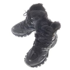 【中古】【未使用】バレンシアガ BALENCIAGA Track Hike Fur スニーカー ブラック【サイズ41】【メンズ】