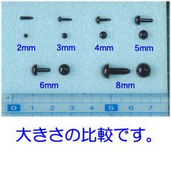 さし目　黒　１００個