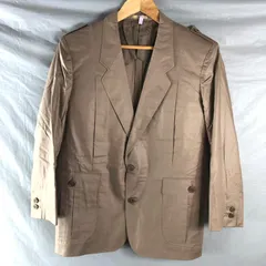 ランバン LANVIN ジャケット ミリタリージャケット 薄手 ブラウン F46-34サイズ 946534のサムネイル
