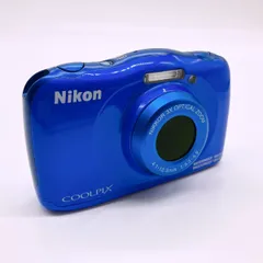 Nikon／ニコン COOLPIX W100 ブルー デジカメ コンデジ コンパクトデジタルカメラ 元箱・付属品あり 動作未確認