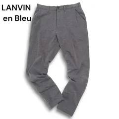 LANVIN en Bleu ランバン オン ブルー 秋冬★ ストレッチ スリム テーパード スラックス パンツ Sz.44 メンズ 灰 グレー