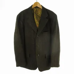 ウールリッチ WOOLRICH 70’S 白タグ テーラードジャケット 3B 裏地ペイズリー柄 ヘリンボーン ツイード ウール 茶 ブラウン ブラック ヴィンテージ オールド L相当のサムネイル