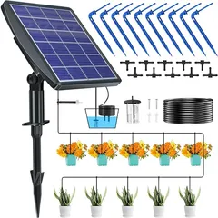 NFESOLAR 自動水やり 植物 自動 給水器 自動散水タイマー 10鉢対応可能