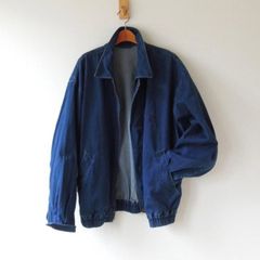 カルバンクライン スポーツ デニム スウィングトップ ドリズラージャケット 日本製 ブルー L （mw-345）