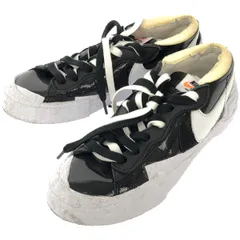 sacai × NIKE サカイ × ナイキ BLAZER LOW スニーカー DM6443-001 ブラック×ホワイト 23.5cmのサムネイル