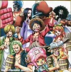 【中古】紙製品 麦わらの一味 色紙 色コレ 「一番くじ ワンピース グレートバンケット」 J賞