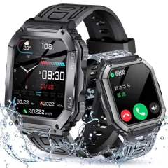 スマートウォッチ スポーツウォッチ 2023新登場 軍用規格 1.8インチ大画面