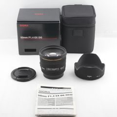 元箱付き■良品■ SIGMA シグマ 単焦点標準レンズ 50mm F1.4 EX DG HSM キヤノン用
