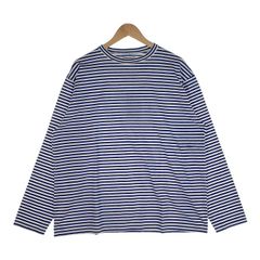 田中シェン着 POLYPLOID マルチボーダー ロングスリーブ カットソー 