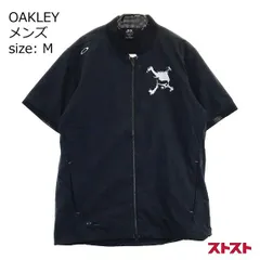OAKLEY オークリー FOA406418 2024年 半袖 ジップジャケット スカル ブラック系 M [240101149389]