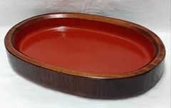 しこく彫　香川の漆器　天然木　うるし塗装　トレイ　八寸皿　4枚セット Yahoo!オークション -「しこく彫」の落札相場・落札価格