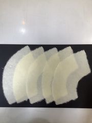 手漉き　扇面　麻紙