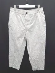 ◇ ⊂ GAP ギャップ クロップド パンツ サイズM オフホワイト系 メンズ P  【1409090004469】
