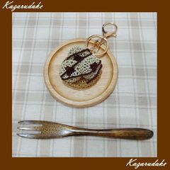 ❀キーホルダー❀　　　　　　　　　　　　　～チョコ＆バナナタルト～