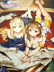 【中古】タペストリー [単品] ライザ＆クラウディア 描き下ろしイラストB2タペストリー 「PS4/Switchソフト ライザのアトリエ2 ～失われた伝承と秘密の妖精～ 豪華絢爛!GS最強ギャラクシーコンボセット」 同梱特典
