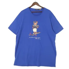 ポロラルフローレン クルーネック半袖Tシャツ メンズUS-XXL ポロベアー ブルー hsc-0394n