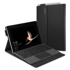 Surface Go_ブラック Spigen マイクロソフト Surface Go4 ケース (2023) / Microsoft Surface Go 3 (2021) / Surface Go 2 (2020) / Surface Go (2018) バン