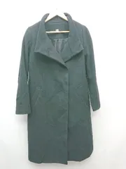 ◇ MK MICHEL KLEIN エムケーミッシェルクラン シンプル 通勤 ウール 長袖 コート サイズ40 ブラック レディース P  【1310020004735】