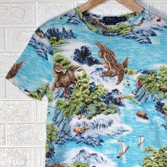 ポロラルフローレン　和柄　ハワイアン　総柄　半袖Tシャツ