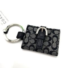 【K671】COACH(コーチ)/キーホルダー/キーリング/シグネチャー/手帳/写真入れ