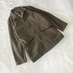 EK3905【クロコダイル】ジャケット【M】フリース ボア メンズ 冬 ブラウン