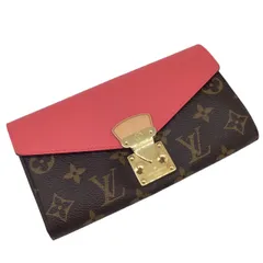 LOUIS VUITTON　ルイ ヴィトン　モノグラム　ポルトフォイユ・パラス　M58417　SN0165　長財布　ピンク系　財布　ゴールド金具　レザーグッズ　ロングウォレット　レディース