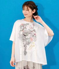 ScoLar 152692：ネコ蝶柄チュニック 152692：ネコ蝶柄チュニックの通販-ScoLar