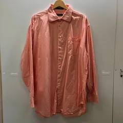 NAUTICA/ノーティカ 00年代～ 長袖シャツ ボタンダウン チェック柄 ホンコン製 メンズ オレンジ