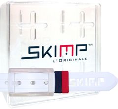 SKIMP シリコンラバーベルト メンズ レディース ゴム ゴルフ スノボ 防水  長さ約135cm 幅約3.4cm スキンプ【白 ホワイト】