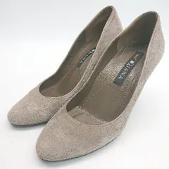 ◇ DIANA ダイアナ 起毛 ハイヒール ポインテッドトゥ オシャレ シンプル パンプス サイズ21.5 ブラウン系 レディース E  【1305290005889】