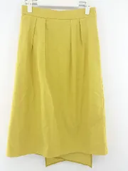 ◇ COLLAGE GALLARDAGALANTE コラージュ サイドジップ ロング ラップ巻き風 スカート サイズF イエロー系 レディース P  【中古】 【1211080005185】のサムネイル