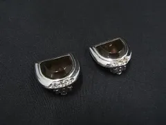 NINA RICCI ニナリッチ ラインストーン カラーストーン クリップ式 イヤリング アクセサリー レディース シルバー系 DE8176