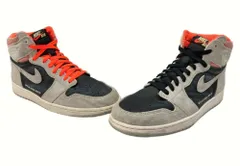 ナイキ NIKE 18年製 AIR JORDAN 1 RETRO HIGH OG HYPER CRIMSON エア ジョーダン レトロ ハイパー クリムゾン 灰色 555088-018 メンズ靴 スニーカー グレー 28.5cm 104-shoes294