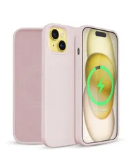 【数量限定】15 Plus ケース |磁気ケース | Mag-Safe iPhone ワイヤレス充電をサポート | iPhone 15 Plus (6.7 インチ) 2023 RAEGR 用に設計されたプレミアム ソフト シリコン MagFix ケース/カバー