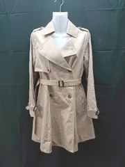 ■ EDIT COLOGNE エディットコロン シンプル 綺麗め フォーマル 長袖 トレンチコート サイズ3 ベージュ レディース E 1303160010391のサムネイル