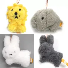 【中古】バッジ・ビンズ 全4種セット マスコットバッジ 「タイトーくじ ブルーナアニマル Winter Collection」 E賞