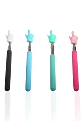 指示棒 指さし棒 ポインター 小型軽量で握りやすい 伸縮タイプで長さ調整 可愛い 面白い 見やすい プレゼン 授業 黒板 教師 家庭教師 教室 文具 【4個】 