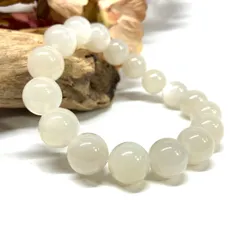 パワーストーン ブレスレット ムーンストーン  12mm 天然石ブレス / メンズ レディース 男性 女性 幸運 開運 恋愛運 お守り (シンプル) ☆