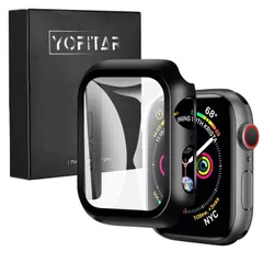 【在庫処分】YOFITAR Apple Watch 用 ケース Apple Watch Ultra 2/Ultra/9/8/7/SE2/6/SE/5/4/3/2/1 アップルウォッチ保護カバー ガラスフィルム 一体型 PC素材 全面保護 超薄型 装着簡単 耐衝