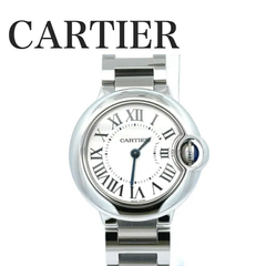 【中古美品】 Cartier カルティエ バロンブルーSM W69010Z4 SS クォーツ 時計