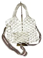 【中古】STELLA McCARTNEY ステラマッカートニー バッグ メッシュバッグ 2WAY ポーチ付き レディース＿s23＿セルモアから出品＿s-0623-r23