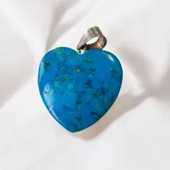 ハート　925シルバー ペンダント　パワーストーン ネックレス ブルー　 925