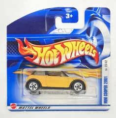MATTEL 2001年 MMAINLINE 28/42 HOTWHEELS MINI COOPER 2001/イエロー